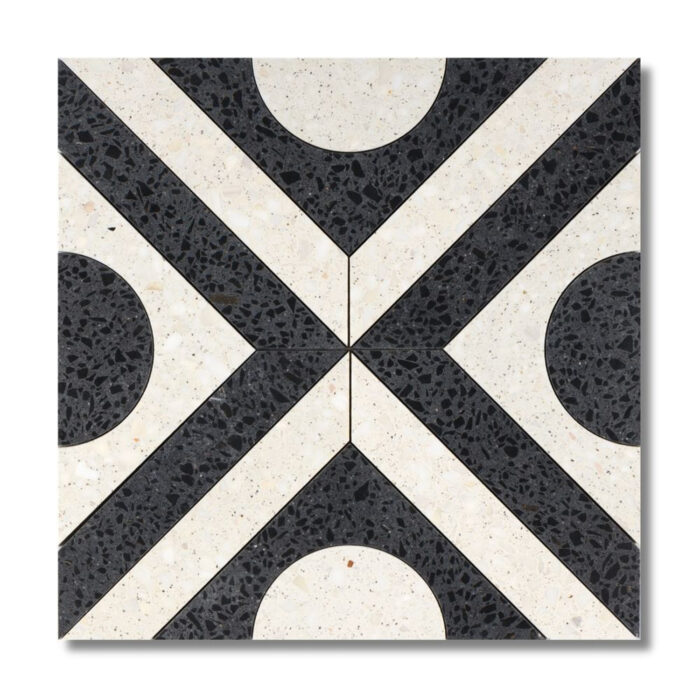 Quad Scuro Honed Terrazzo Bianco Honed Terrazzo