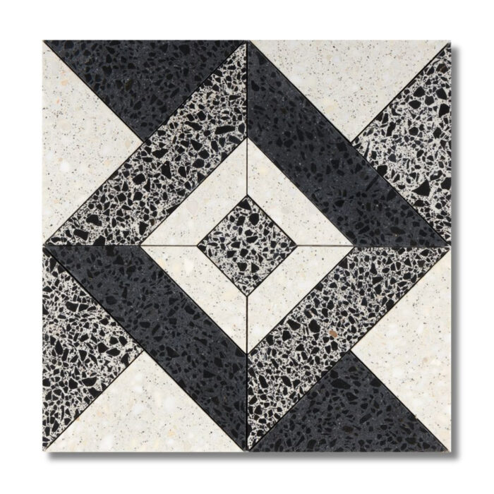 Armor Dalmata & Scuro & Bianco Honed Terrazzo
